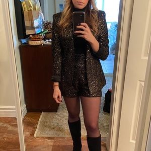 Sequin Short Suit